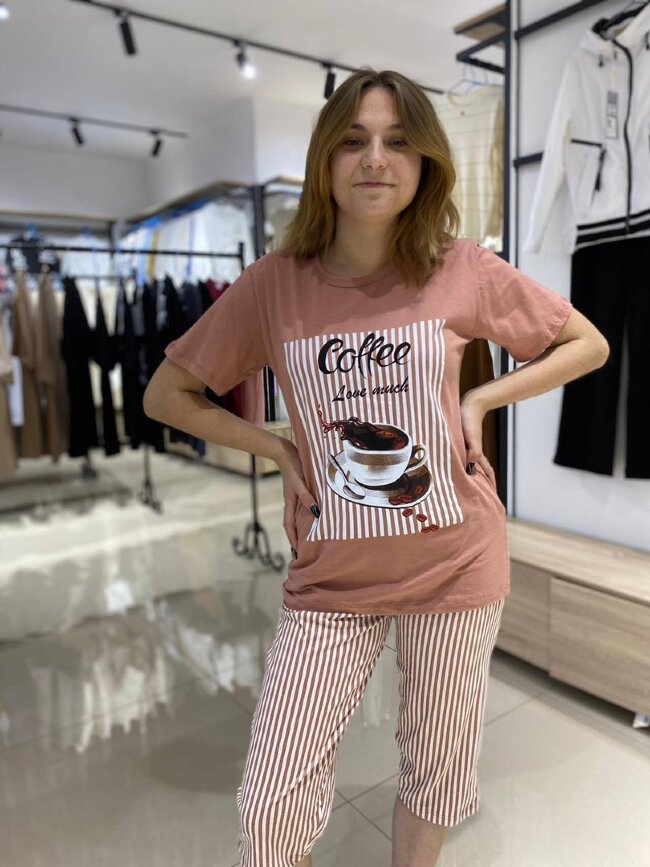 Пижама женская (кофе)