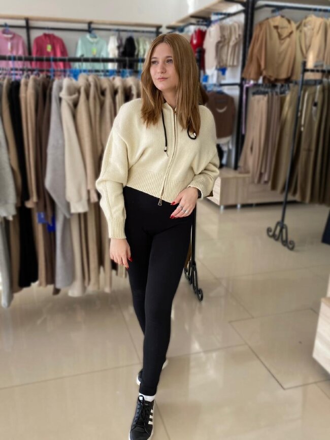 Кофта женская летучая мыш Мок37