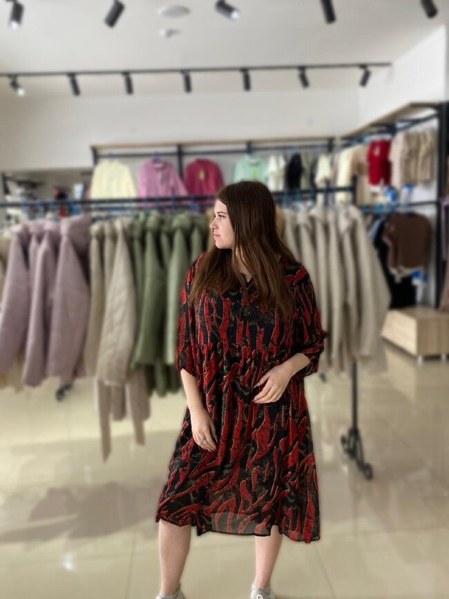 Платье женское свободное легкое