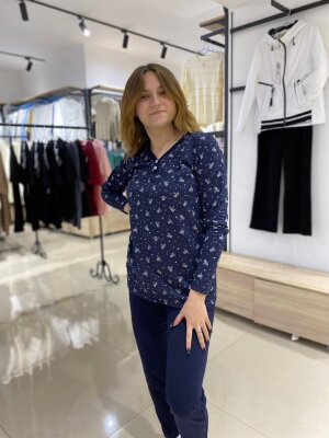 Пижама теплая женская