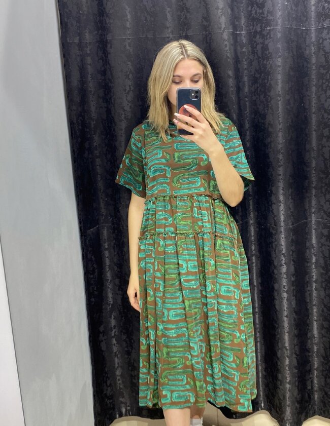 Платье женское легкое с капюшоном