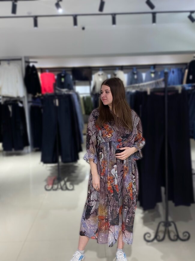 Платье женское легкое с капюшоном